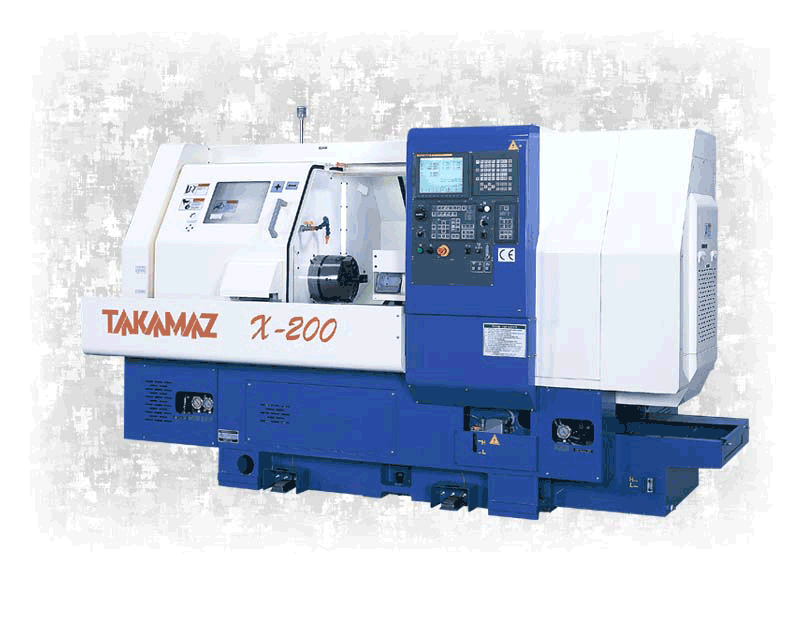 Tornio CNC TAKAMAZ X-200 con contromandrino e 12 stazioni tutte motorizzabili